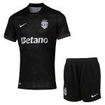 Günstige Fußballtrikots Sporting Clube de Portugal Kinder Auswärtstrikot 2025-26 Kurzarm